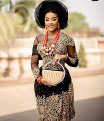 Sequin Aso-Ebi Gown